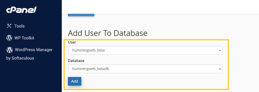 add user to database