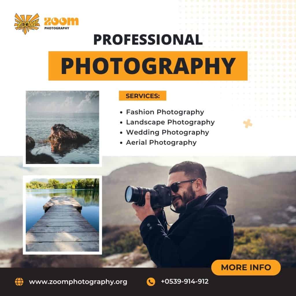 professional photography services