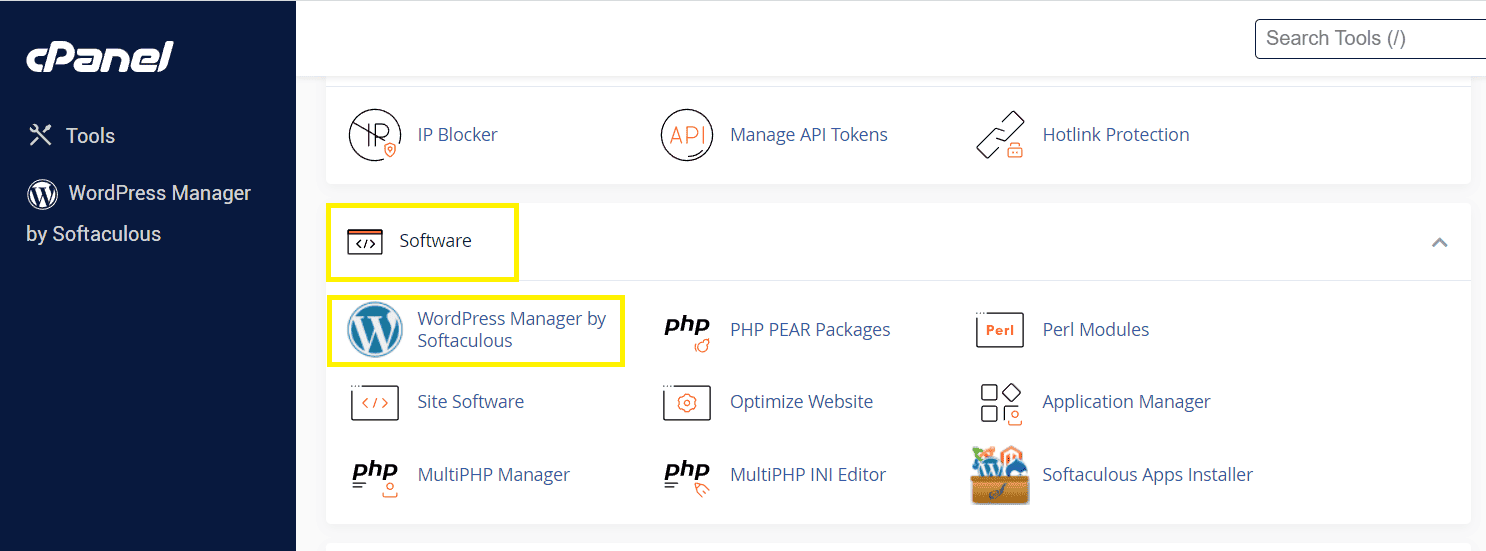 WordPress Manager by Softaculous