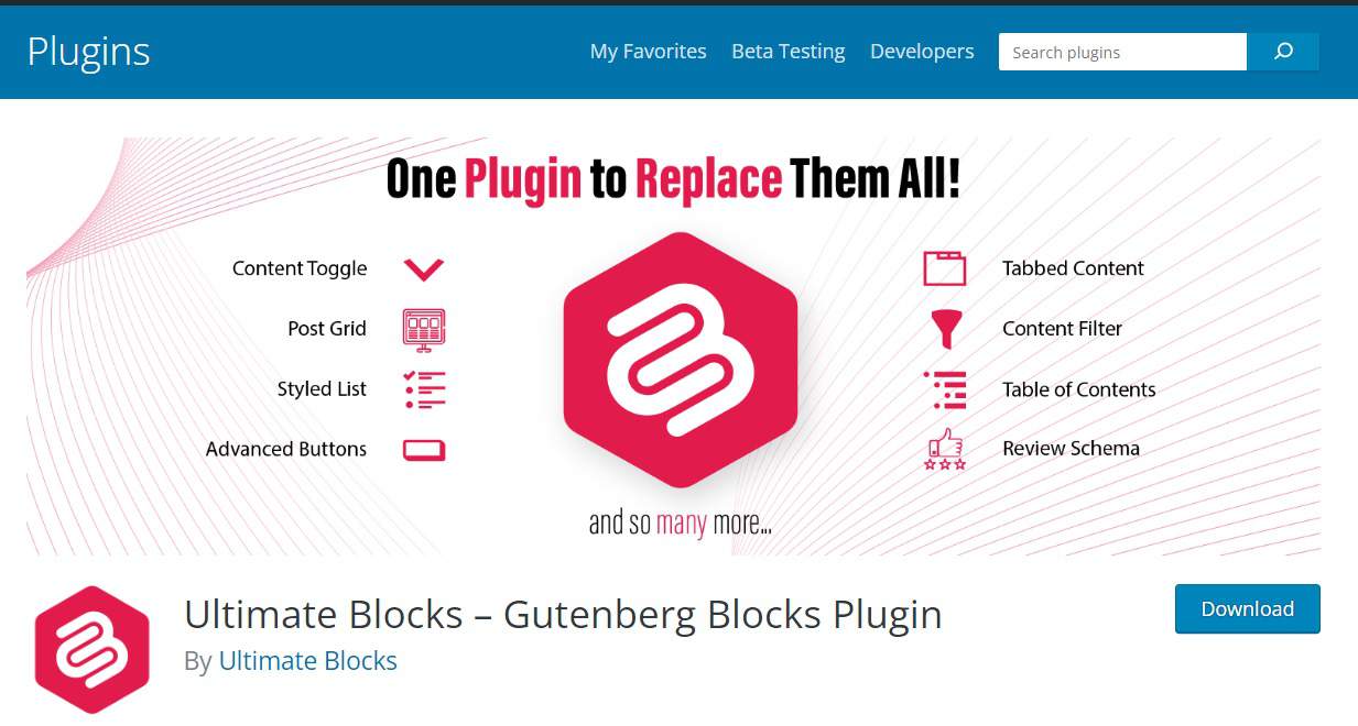 Ultimate Blocks Plugins