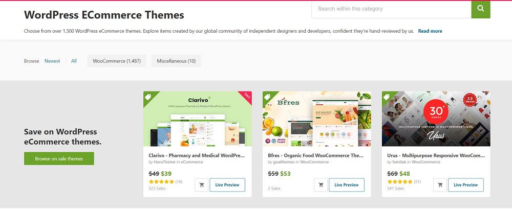 woocommerce themes
