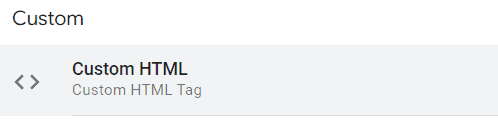 custom-HTML