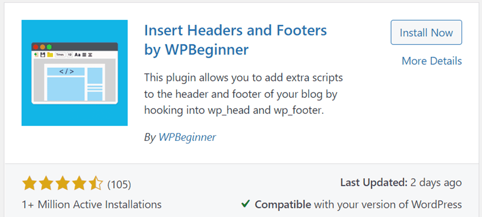 gtm header footer plugin